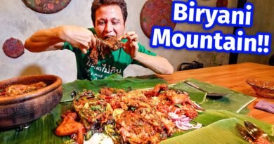 Extreme Malaysian Food!! BIRYANI MOUNTAIN + Smoked Goat Leg – Unseen Eating Experience!!