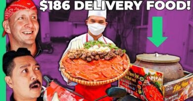 $3 Delivery Food vs $186 Delivery Food in Vietnam!! America Can't Compete!!