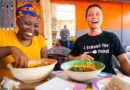 Street Food in Ghana – GIANT CHOP-BAR LUNCH and West African Food Tour in Accra!