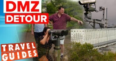 The Guides speculate over North Korean Village at the Demilitarized Zone | Travel Guides Australia