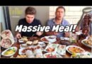 MASSIVE MEDITERRANEAN FOOD CHALLENGE / REVIEW | Eating The Whole Menu! | Los Angeles California