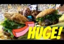 SYLVESTERS 5 LB BURGER ~ CALIFORNIA HUGE ~ MOM VS FOOD ~ MOLLY SCHUYLER EATS ~ POWER COUPLE