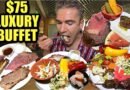 #1 RATED LAS VEGAS BUFFET vs COMPETITIVE EATER ($75 Luxury Buffet) | LAS VEGAS’S BIGGEST BUFFET