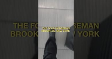 eating at the four horseman, brooklyn, new york