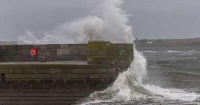Travel disruption continues after Storm Dave brings severe gales and blustery showers