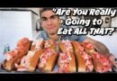 GIANT LOBSTER ROLL CHALLENGE | Famous Maine Lobster Rolls | Fort Myers Florida | Man Vs Food