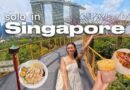 solo traveling in Singapore vlog | best attractions, local food & more