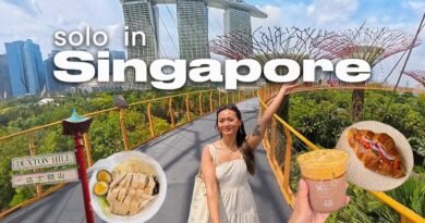 solo traveling in Singapore vlog | best attractions, local food & more
