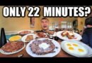 “IT’S TOO MUCH” TEXAS’S BIGGEST BREAKFAST CHALLENGE | Only 22 Minutes?