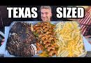MASSIVE JERK CHICKEN & SHRIMP CHALLENGE | Spicy Jamaican Jerk Chicken, Shrimp & Pasta Challenge