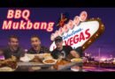BBQ MUKBANG ON THE LAS VEGAS STRIP! Las Vegas Boulevard | Cheat Meal | Smoked Burgers & BBQ Review