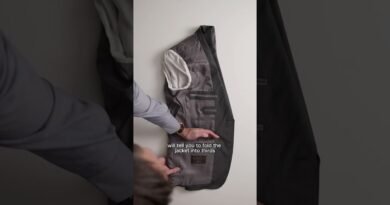 How To Fold A Suit Jacket For Travel