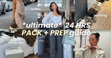 ultimate *PACK + PREP* guide for vacation | travel essentials, glow up, packing tips + more!