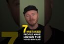 7 Mistakes on the TMB
