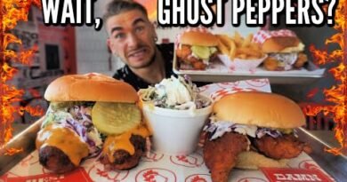 DEATHLY SPICY NASHVILLE HOT CHICKEN CHALLENGE (With Ghost Peppers) | Dallas Texas | Man Vs Food