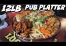 GIANT PUB FOOD CHALLENGE WITH SPICY WINGS! In Orlando Florida | Cheers | Man Vs Food