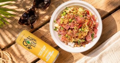 Caliwater’s Vanessa Hudgens & Oliver Trevena Bring the Taste of Summer to Sweetfin with The Cali Bowl