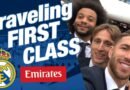 Real Madrid players traveling FIRST CLASS Emirates A380 | VLOG