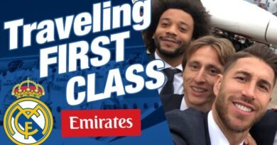 Real Madrid players traveling FIRST CLASS Emirates A380 | VLOG